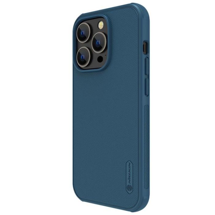 Nillkin - Nillkin iPhone 14 Pro Max Skal Super Frosted Shield - Blå