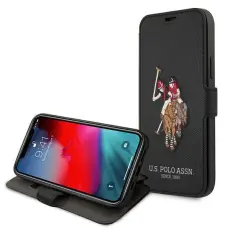 US Polo - US Polo Embroidery Collection Fodral iPhone 12 Mini - Svart