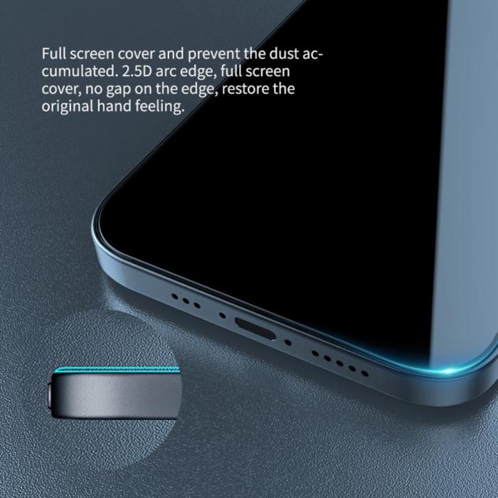 A-One Brand - [1-PACK] Privacy Härdat Glas Skärmskydd iPhone 13 Pro Max - Svart
