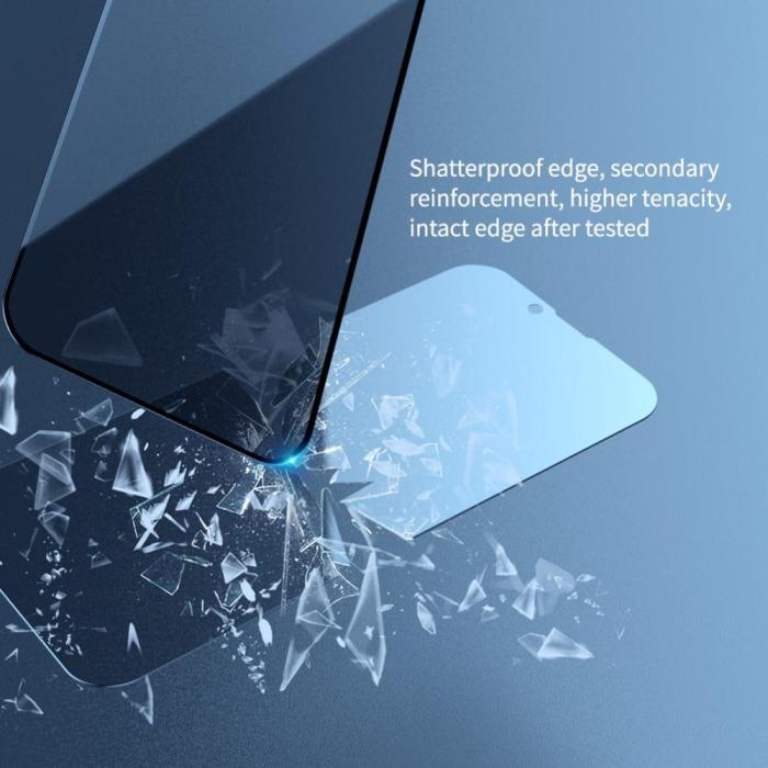 A-One Brand - [1-PACK] Privacy Härdat Glas Skärmskydd iPhone 13 Pro Max - Svart
