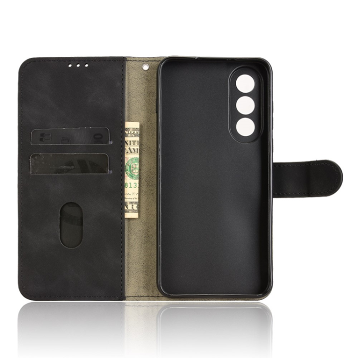 A-One Brand - OnePlus Nord 5 Plånboksfodral Skin Feel Läder - Svart