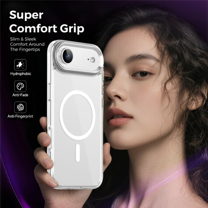 A-One Brand - iPhone Air Mobilskal MagSafe TPU+PC - Transparent