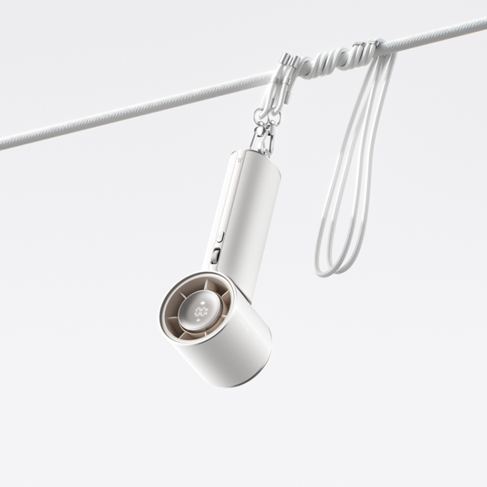 Jisulife - Jisulife Mini Handfläkt 4250 mAh USB-C Fan Pro1 - Vit