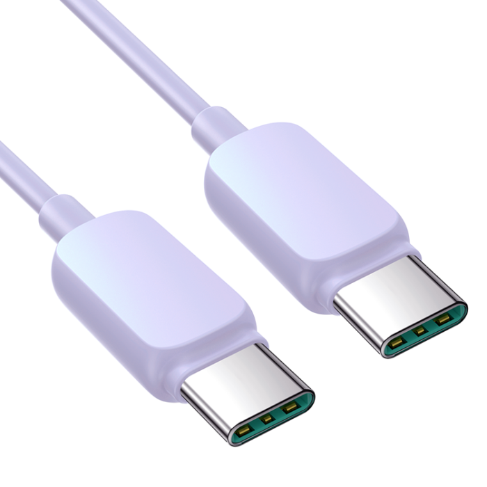Joyroom - Joyroom USB-C till USB-C kabel 100W 1.2m - Lila