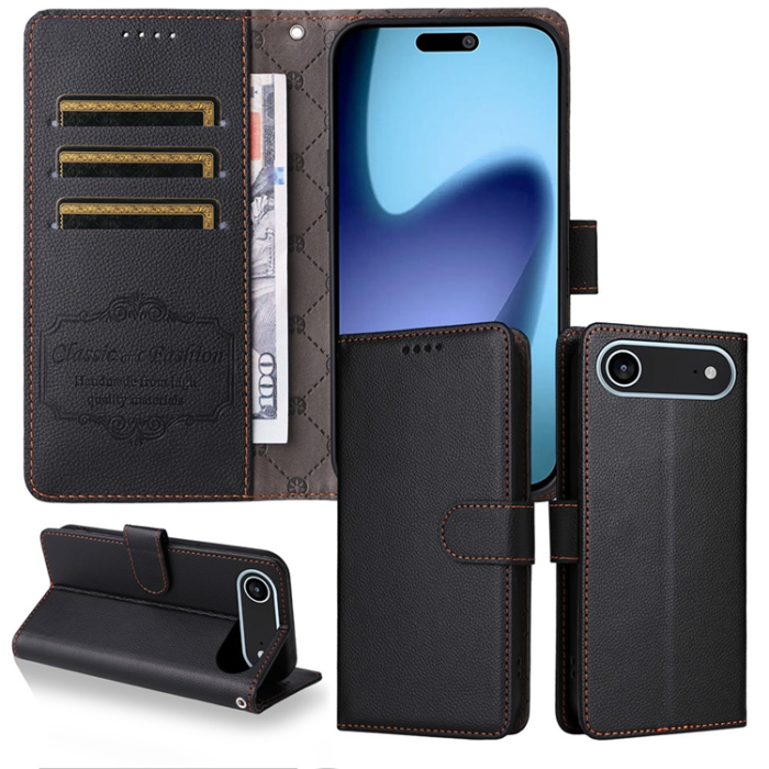 A-One Brand - iPhone Air Plånboksfodral RFID Blocking med Handledsrem