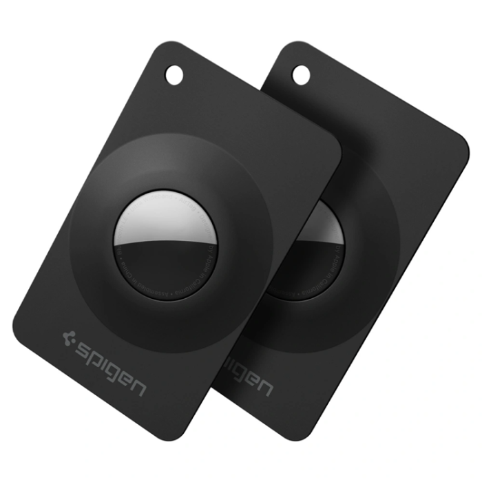 Spigen - [2-Pack] Spigen Skal För Apple Airtag 1/2 Airfit - Svart