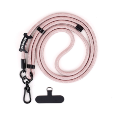 A-One Brand - Crossbody Mobilrem Lanyard Justerbar 7mm - Roséguld