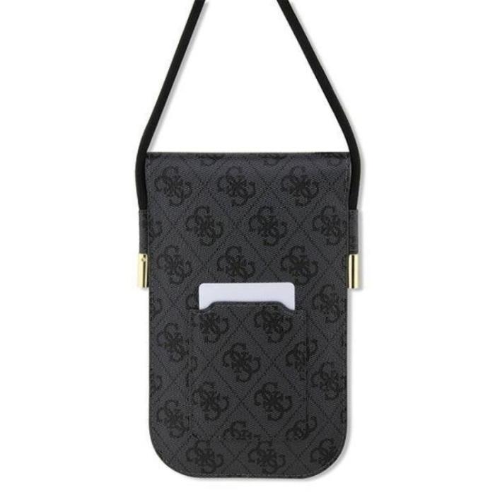 Guess - Guess Halsbandsfodral Metall Script Logo - Svart