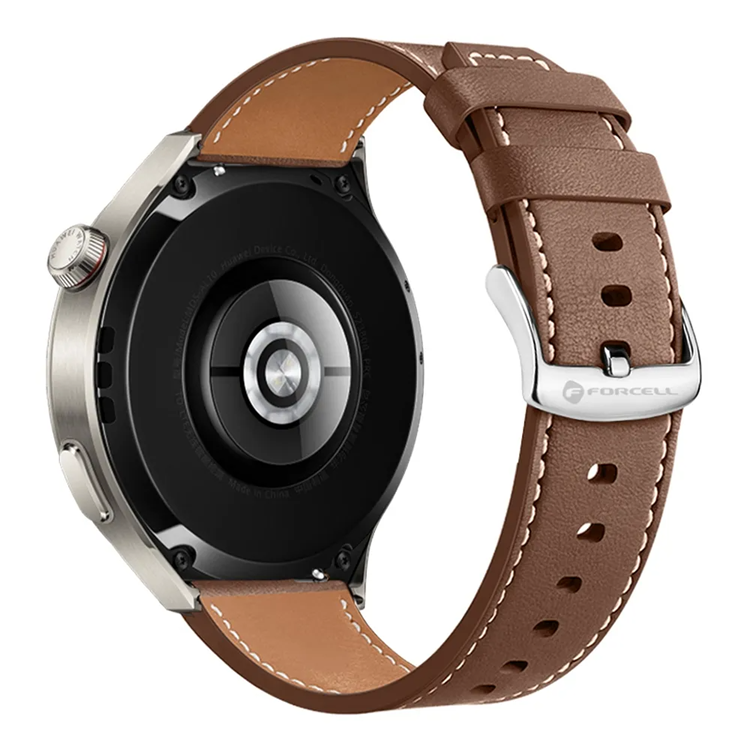 Forcell Galaxy Watch 20mm Armband Eco Läder - Brun | 5123 | AlltMobil
