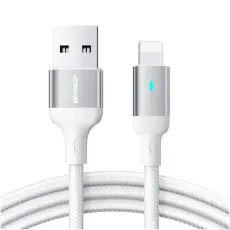 Joyroom - Joyroom A10 USB-A till Lightning kabel 2m - Vit