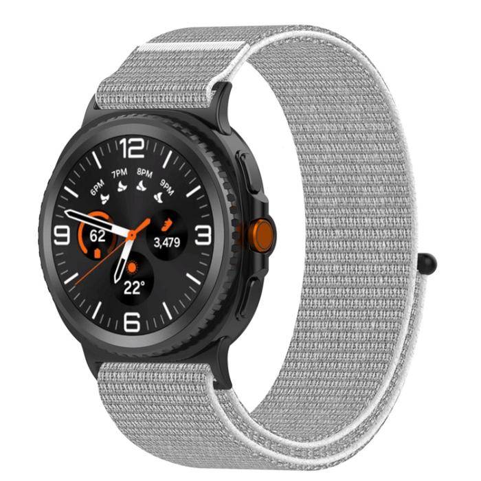 A-One Brand - Galaxy Watch 8 (44mm/40mm)/8 Classic (46mm) Armband Vävt - Snäckskal