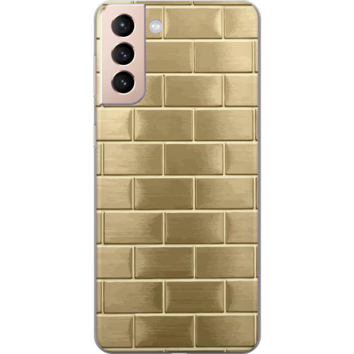 iSecrets - Mobilskal till Samsung Galaxy S21 med Gyllene Murstenar