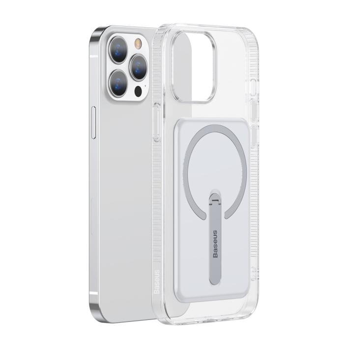 BASEUS - Baseus iPhone 13 Pro Skal MagSafe Magnetic - Transparent