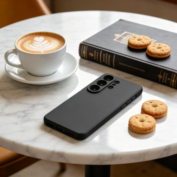 Tech-Protect - Tech-Protect Mobilskal För Galaxy S26 Ultra Magsafe Silikon - Svart