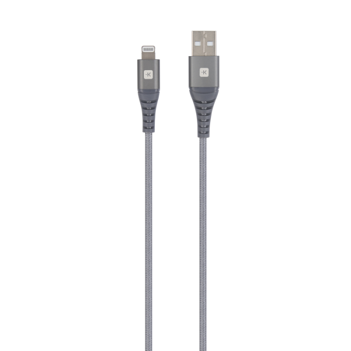 UTGATT1 - SKross USB to Lightning Kabel - 120 cm - Grå
