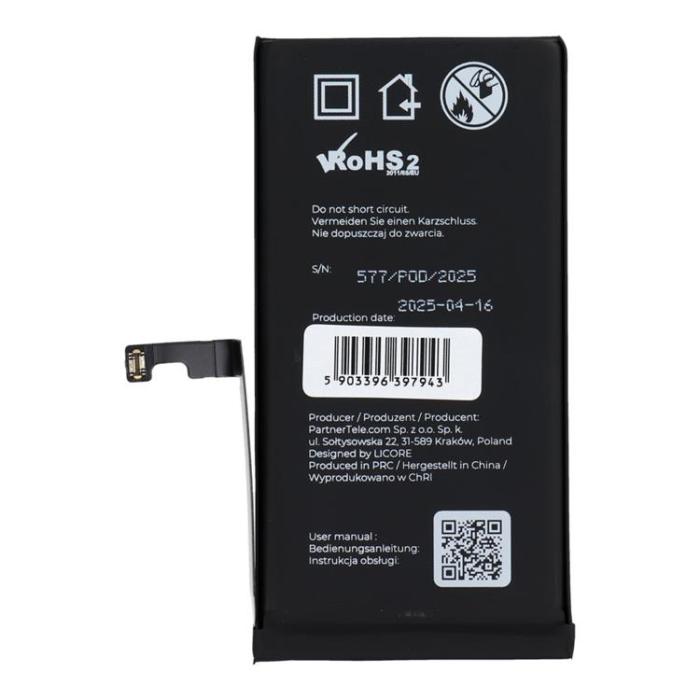 A-One Brand - iPhone 15 Batteri 3349mAh LICORE