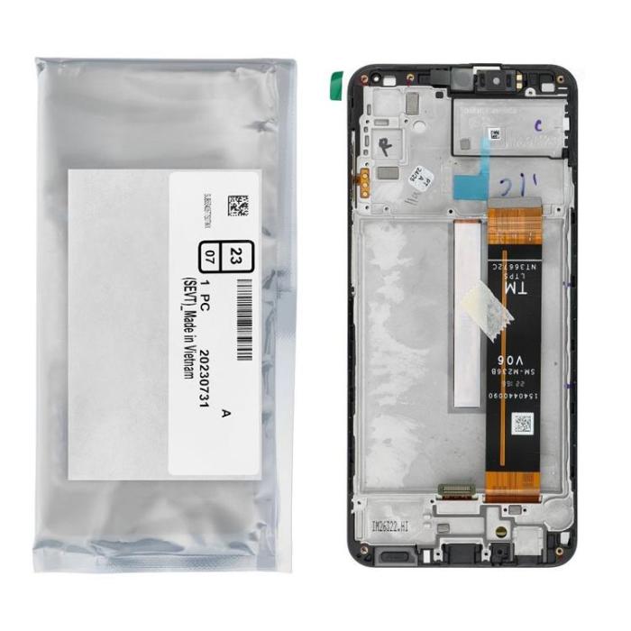 SpareParts - Galaxy M23 Skärm med LCD-display Service Pack GH82-28487A