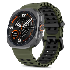 Tech-Protect - Tech-Protect Armband F&ouml;r Galaxy Watch Ultra (47mm) Icon Pro - Gr&ouml;n/Svart