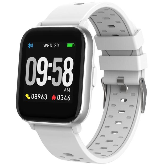 Denver - DENVER Smart Watch med Temp, Syre och Hjärtfrekvens - Vit