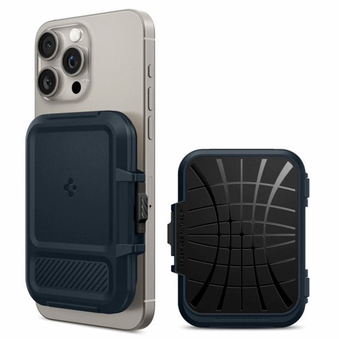 Spigen - Spigen Universal Magsafe Korthållare Lock Fit - Metal Slate