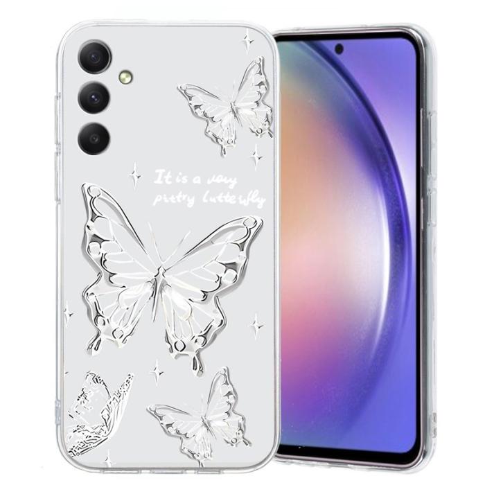 OEM - Mobilskal till Samsung Galaxy S26+ Mjuk TPU Mönstertryck - Fjäril