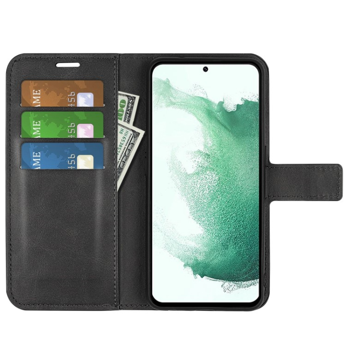 OEM - Galaxy S23 Plus Plånboksfodral Folio Flip - Svart