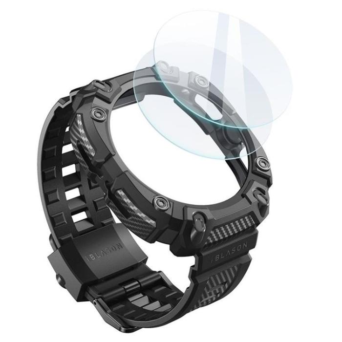 SupCase - SupCase Galaxy Watch Ultra (47mm) Skal Och Armband/Härdat glas Skärmskydd