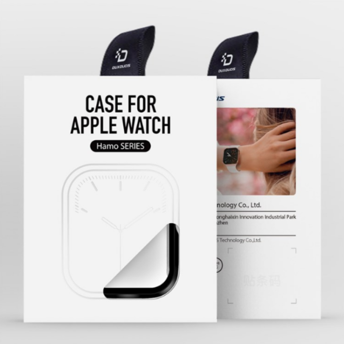Dux Ducis - DUX DUCIS Apple Watch 4/5/6/SE (44mm) Skal Electroplated PC - Svart