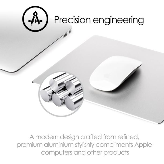 Desire2 - DESIRE2 Musmatta Premium Aluminium Rektangulär Silver