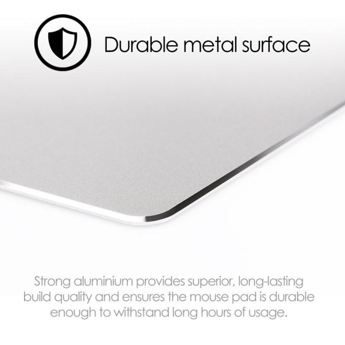 Desire2 - DESIRE2 Musmatta Premium Aluminium Rektangulär Silver
