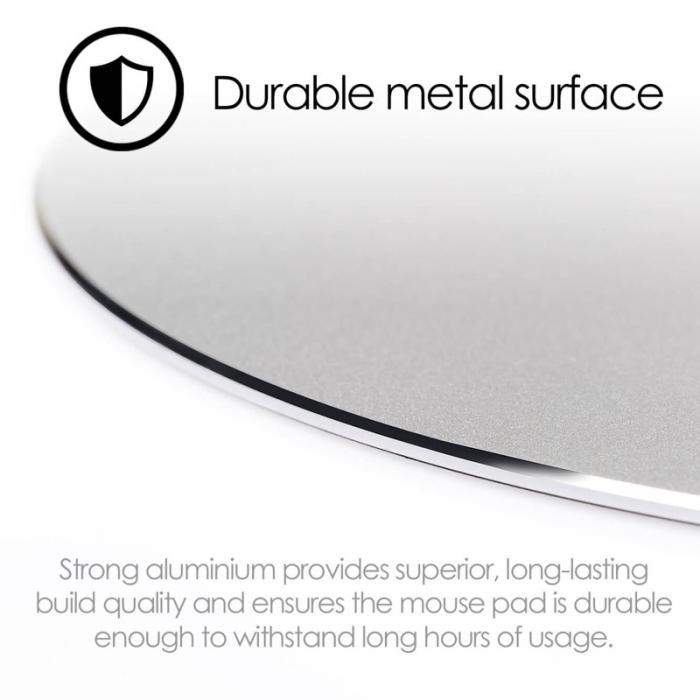 Desire2 - DESIRE2 Musmatta Premium Aluminium Rund Silver