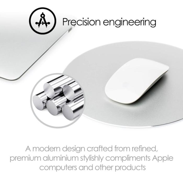 Desire2 - DESIRE2 Musmatta Premium Aluminium Rund Silver