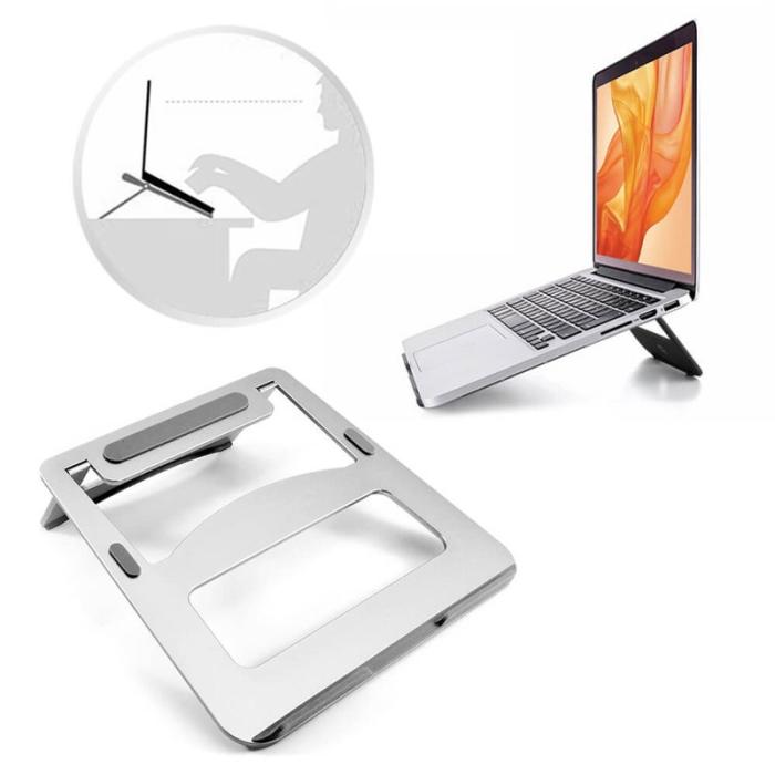 Desire2 - DESIRE2 Portabelt Laptopställ Silver