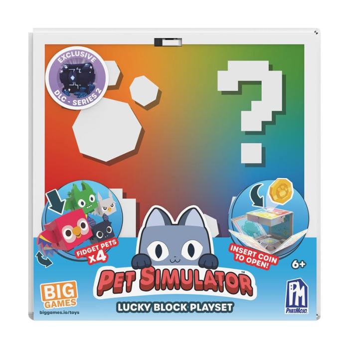 ROBLOX - ROBLOX Pet Simulator Lucky Box Playset 4pk S2