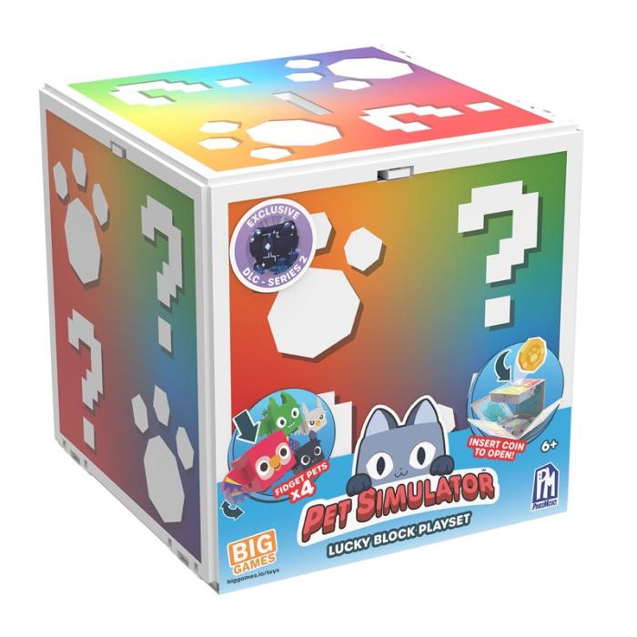ROBLOX - ROBLOX Pet Simulator Lucky Box Playset 4pk S2