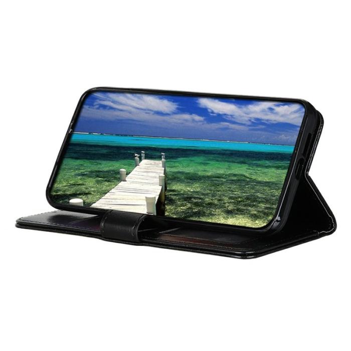 OEM - Mobilfodral för Samsung Galaxy S26 Plus Konstläder Ställ - Svart