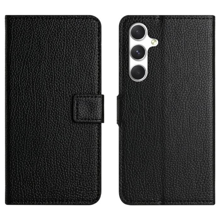 OEM - Plånboksfodral för Samsung Galaxy S26 Plus Konstläder - Svart