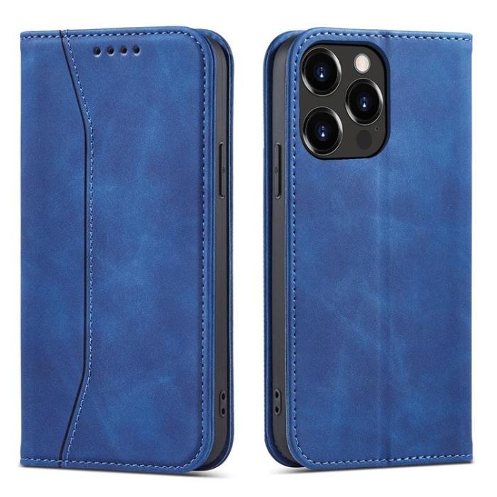 OEM - iPhone 12 Pro Max Plånboksfodral Magnet Fancy - Blå