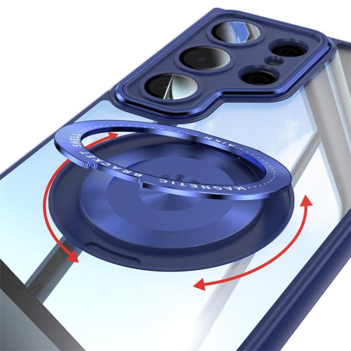 OEM - Mobilskal för Samsung Galaxy S26 Ultra Magnetiskt PC + TPU - Blå