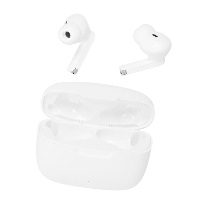 A-One Brand - Trådlösa hörlurar stereo TWS Y113 + dockningsstation vit