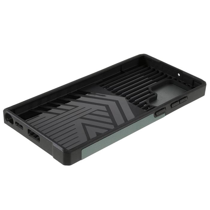 OEM - Mobilskal för Samsung Galaxy S26 Ultra Kickstand PC + TPU - Svartgrön