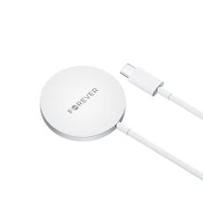 Forever - Forever Magnetisk MagSafe Trådlös Laddare 15W - Grå