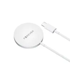 Forever - Forever Magnetisk MagSafe Trådlös Laddare 15W - Grå