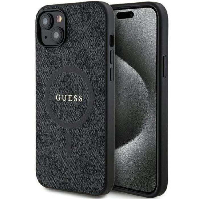 Guess - Guess iPhone 15 Mobilskal Magsafe Classic Logo