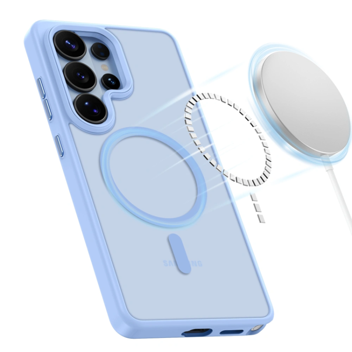 Tech-Protect - Tech-Protect Mobilskal För Galaxy S26 Ultra Magsafe Magmat - Matte Skyblå