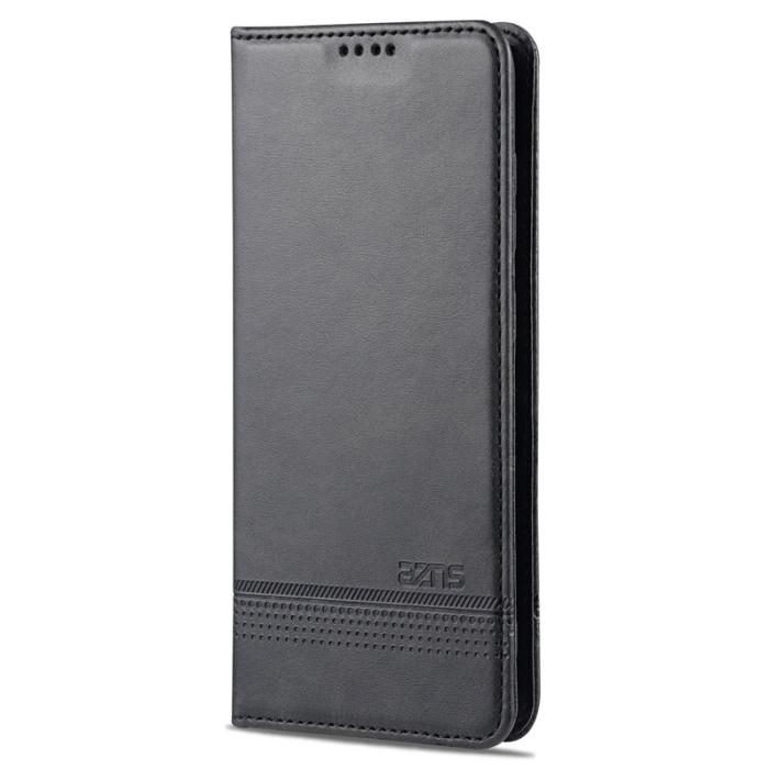 AZNS - AZNS Auto-absorbed Magnetic Stand Plånboksfodral Konstläder - Svart