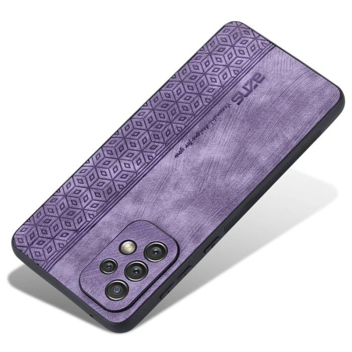 AZNS - AZNS Samsung Galaxy A53 5G Fodral - KonstLäder - Lila