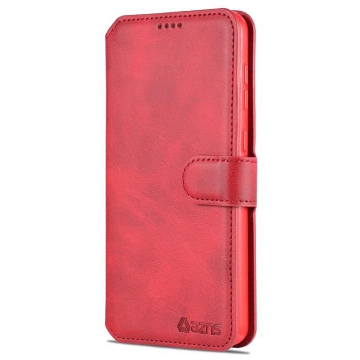 AZNS - AZNS Samsung Galaxy A53 5G Plånboksfodral Konstläder - Röd