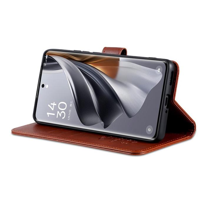 AZNS - AZNS Xiaomi 15 Ultra Plånboksfodral Anti-Scratch Konstläder - Brun