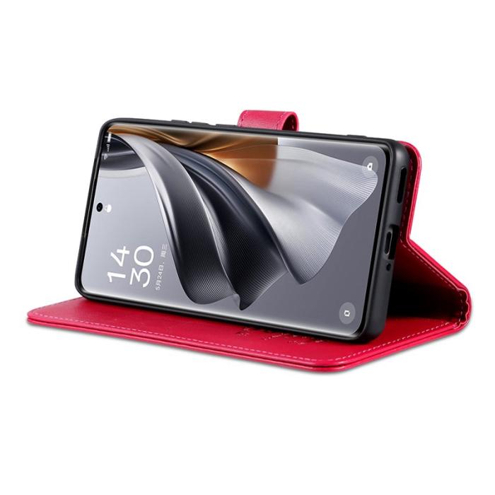 AZNS - AZNS Xiaomi 15 Ultra Plånboksfodral Anti-Scratch Konstläder - Röd